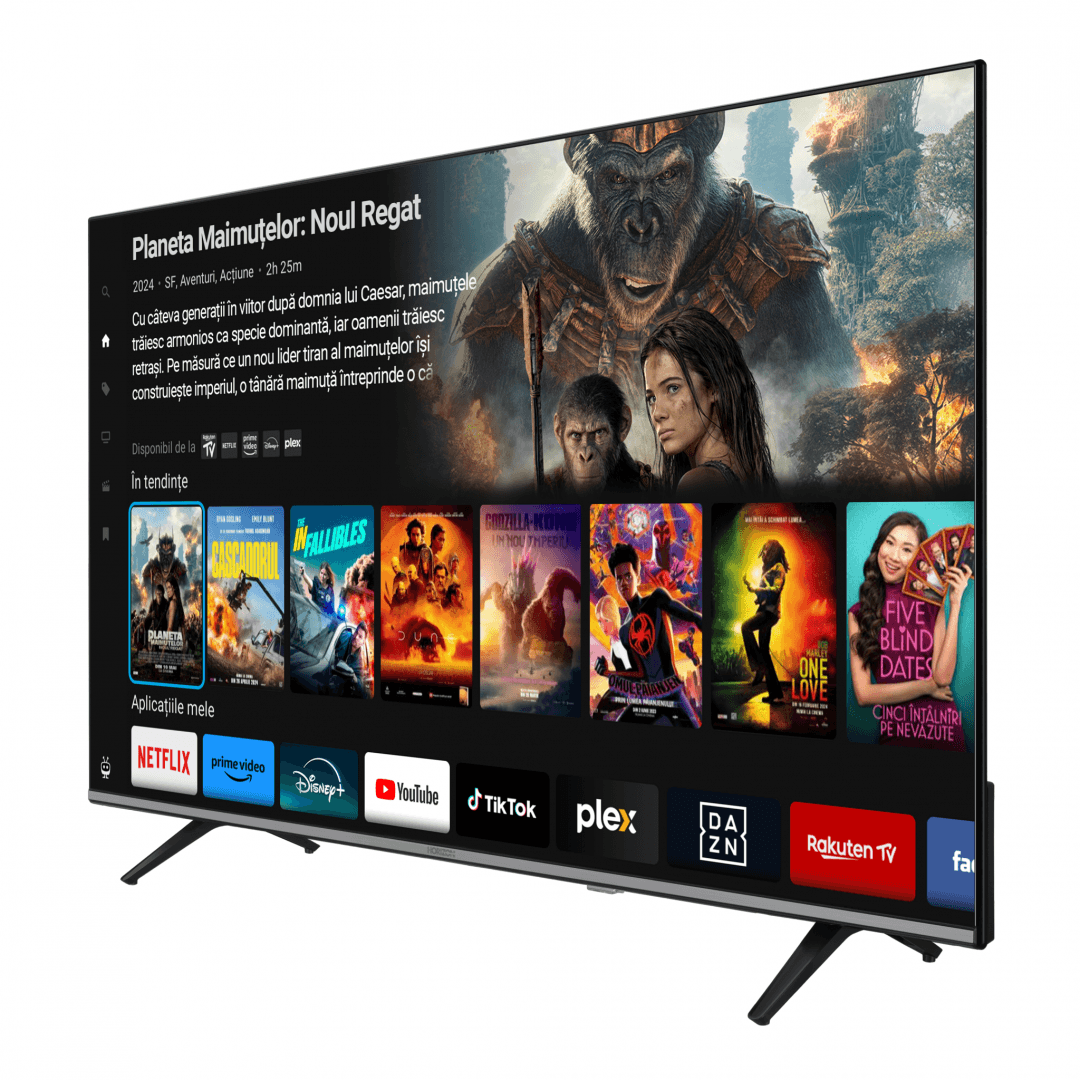 LED TV HORIZON SMART 65HL7560U/D, 65" D-LED, 4K Ultra HD, DVB-S2/T2/C, CME 400Hz, TiVo, Contrast 5000:1, 350 cd/m2, 1x CI+, 3x HDMI (v2.0), 2x USB(v2.0), 1x Optic, 1x AUX, 1x LAN(RJ45), USB Player (AVI,MKV, H.265/HEVC, JPEG), HDR10, Dolby Vision + Dolby Atmos, DTS HD, Hotel TV Mode (Passive), VESA