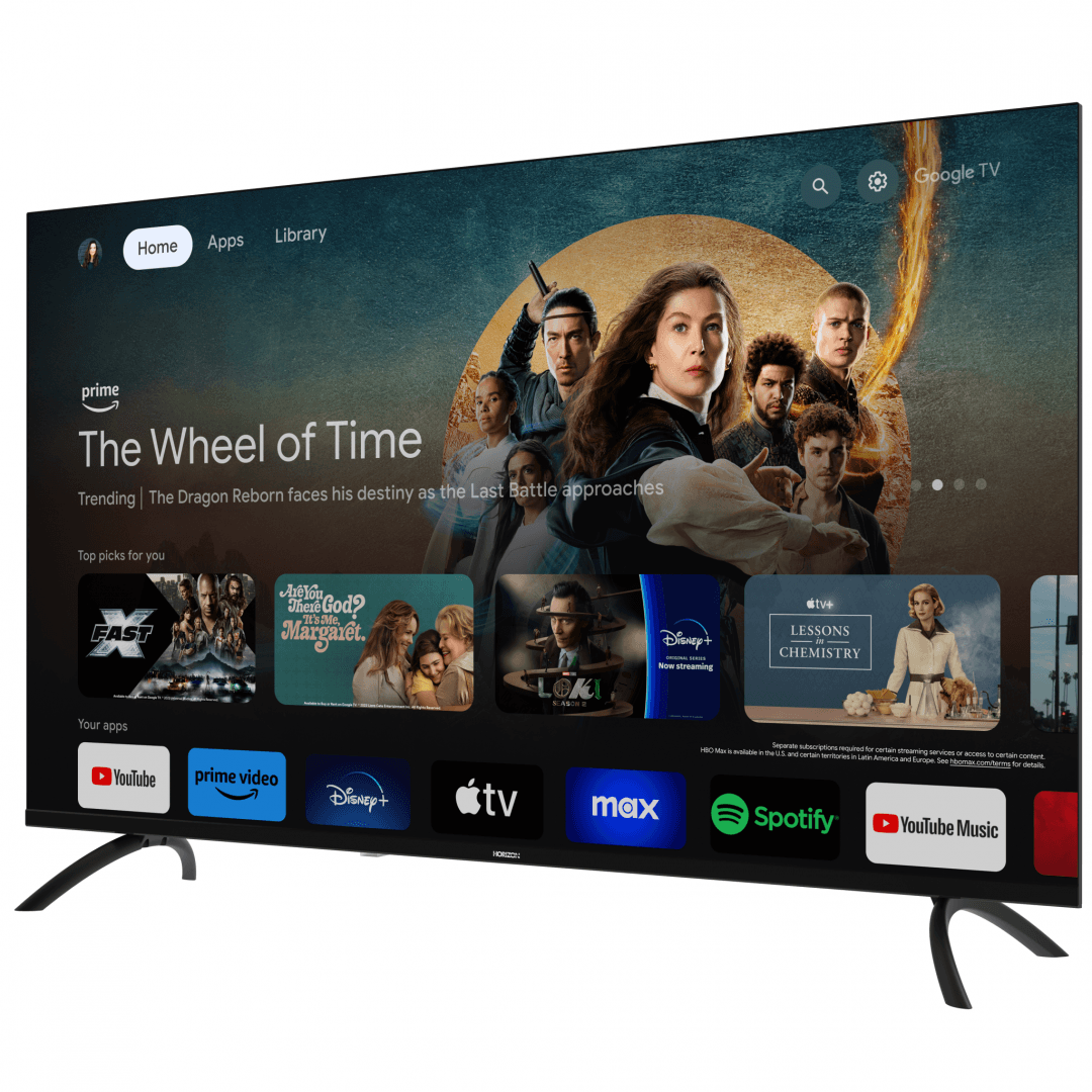 LED TV HORIZON 4K-GTV 65HL7590U/D, 65" D-LED, 4K Ultra HD (2160p), Dolby Vision HDR / HDR10 / HLG + MicroDimming, Digital TV-Tuner DVB- S2/T2/C, CME 400Hz, Googlecast + Google Assistant + BT, Contrast 5000:1, 350 cd/m2,1x LAN (RJ45), 1xCI+, 2x HDMI (v2.0), 2x HDMI (v2.1), 2x USB (v2.0), 1x AV