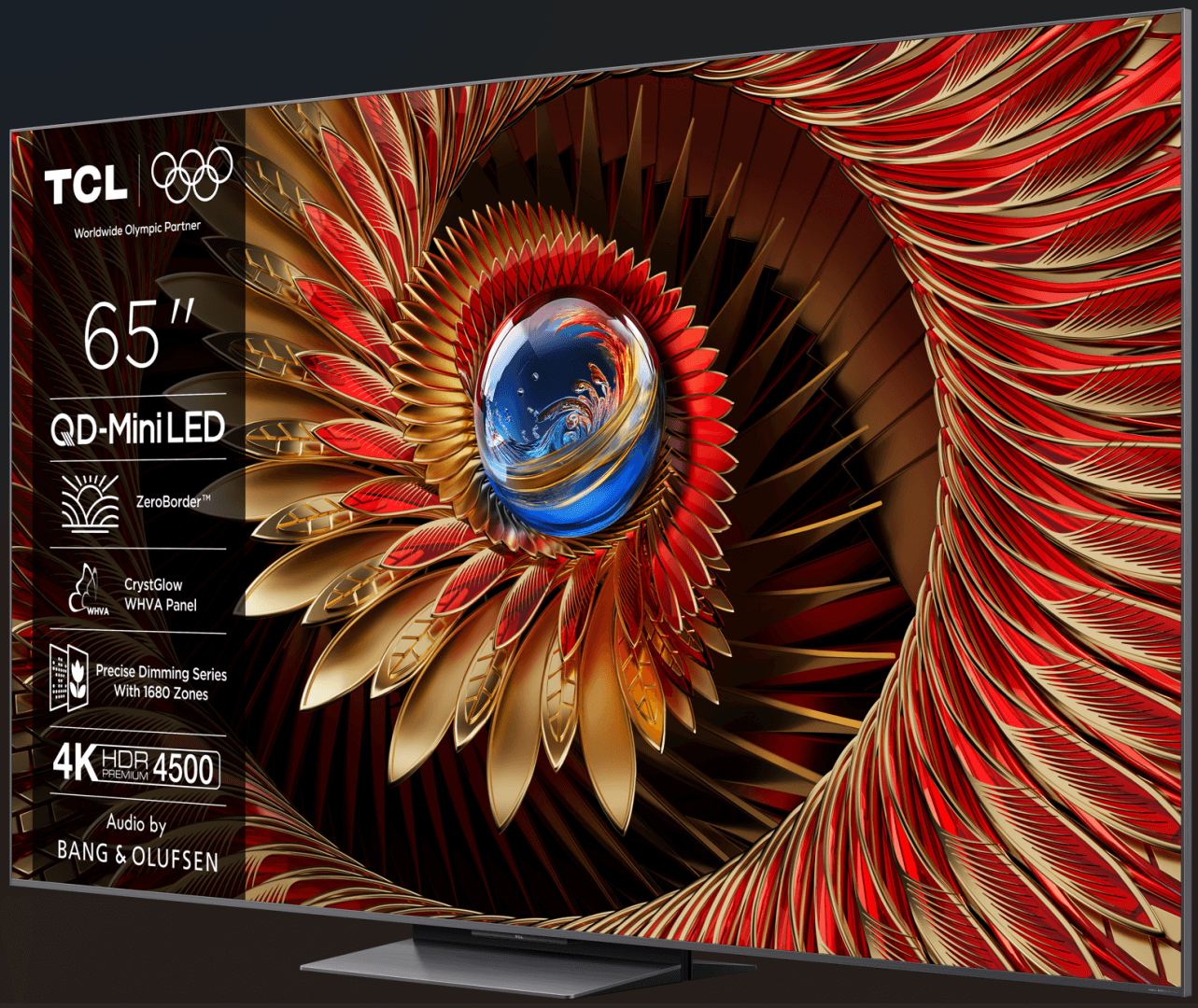 Televizor TCL Mini LED 65Q8C, 164 cm, Smart Google TV, 4K Ultra HD, (Model 2025)