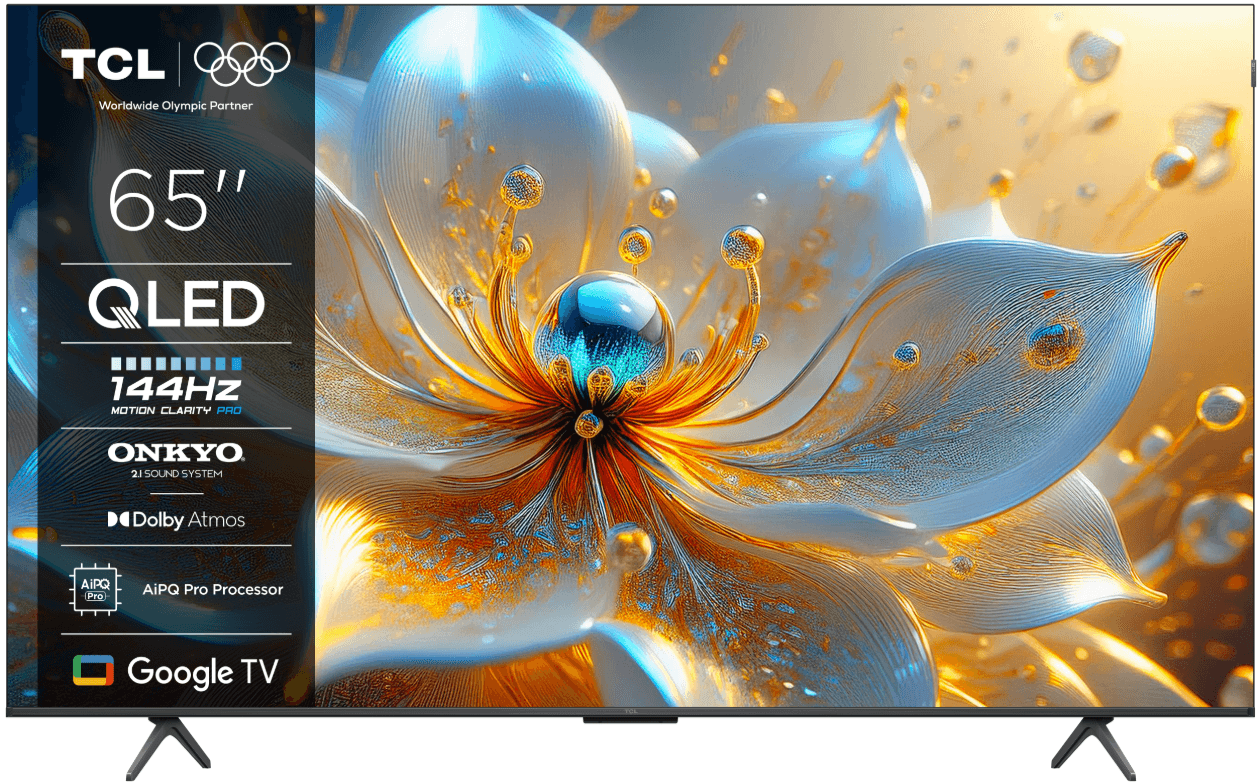 Televizor TCL QLED 65T8C, 164 cm, Smart Google TV, 4K Ultra HD, (Model 2025)