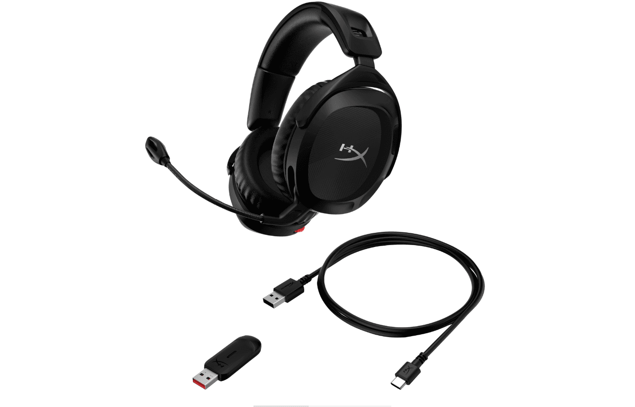 Casti cu microfon HP gaming, HyperX Cloud Stinger 2, Full size, 15-25000Hz, 60 ohm, Wireless, culoare neagra, Jack 3.5 mm