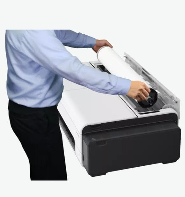 CANON TC-21 LARGE FORMAT PRINTER 24", 4 culori BK, C, M, Y, Apple AirPrint, Mopria, Chrome OS, Interfata: USB, Retea, WI-FI, Memorie: 1GB, Grosime hartie: 0.08mm - 0.28mm, Lungime printare: min.203.2mm, max. 4m, diametru maxim rola: 110mm, diamentu role intern: 2", Dimensiuni echipament: 968 x 533 x