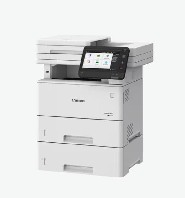CANON IMAGEFORCE 1643F MONO LASER MFP,  Format A4, Functii: Print, Copy, Scan, Fax, Procesor 1.6Ghz, Memorie: 2.0gb RAM, Stocare: 64GB eMMC, Viteza printare: 43ppm, Duplex automat, Rezolutie: 1200 x 1200 dpi, Limbaje printare: UFR II, PCL6, PCL5*, Adobe® PostScript®3TM, Copiere: viteza 43ppm, FPO