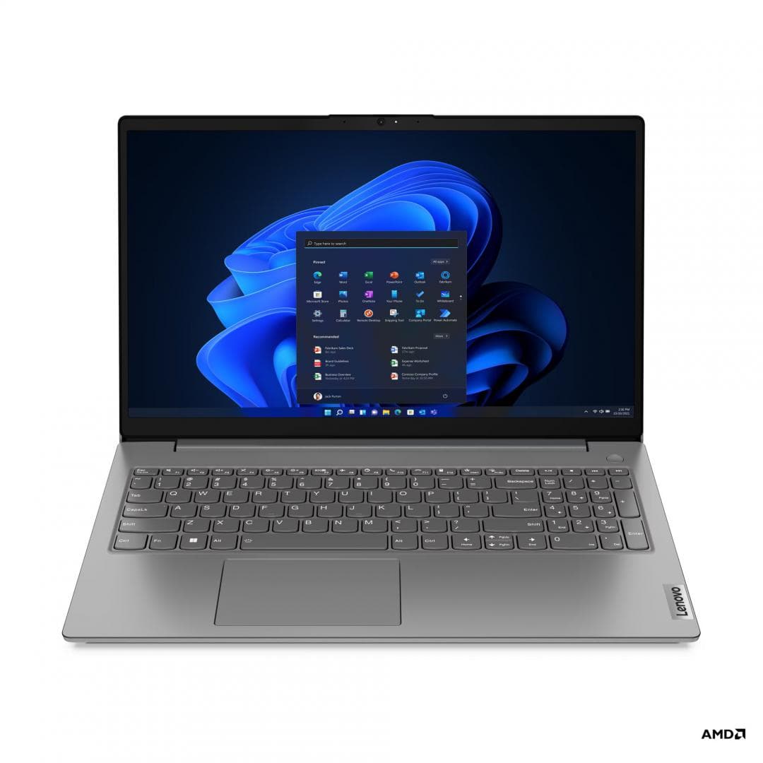 Laptop SMB Lenovo V15 G4 ABP, cu procesor AMD Ryzen 7 7730U, 15.6'' IPS, 16 GB DDR4, 512 GB SSD, AMD Radeon Graphics, Windows 11 Pro