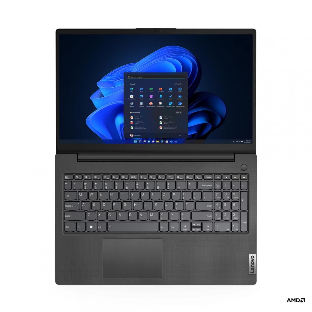 Laptop SMB Lenovo V15 G4 ABP, cu procesor AMD Ryzen 7 7730U, 15.6'' IPS, 16 GB DDR4, 512 GB SSD, AMD Radeon Graphics, Windows 11 Pro
