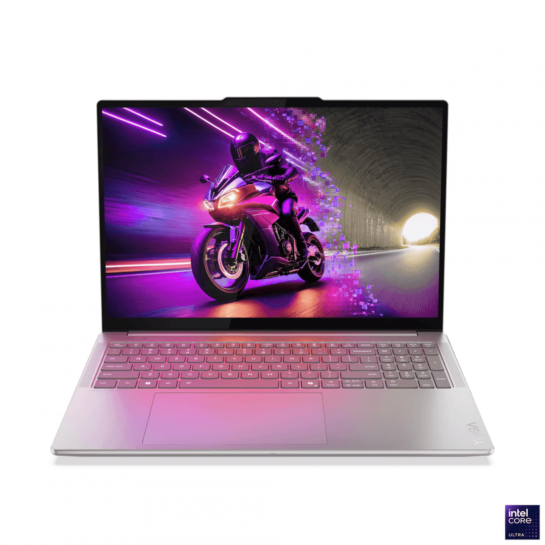 Laptop Consumer Lenovo Yoga Pro 9 16IAH10, cu procesor Intel Core Ultra 7 255H, 16'' OLED, 32 GB LPDDR5x, 1 TB SSD, NVIDIA GeForce RTX 5070, 8GB GDDR7, Windows 11 Pro