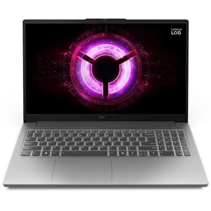 Laptop Gaming Lenovo LOQ 15ARP10E, cu procesor AMD Ryzen 7 170, 15.6'' IPS, 16 GB DDR5, 512 GB SSD, NVIDIA GeForce RTX 4050, 6 GB GDDR6, Fr OS