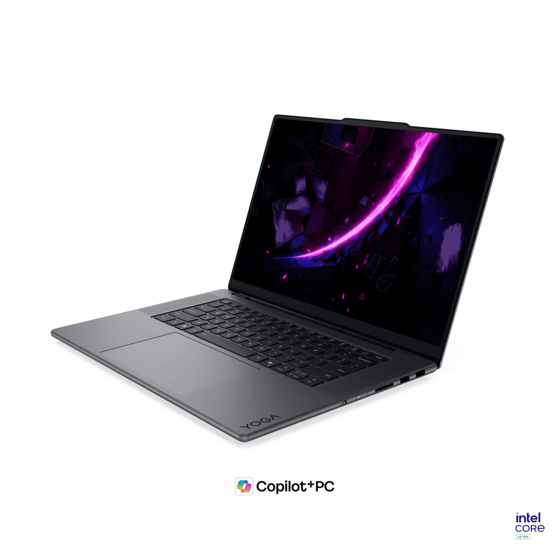 Laptop Consumer Lenovo Yoga Pro 9 16IPH11, cu procesor Intel Core Ultra 7 356H, 16'' OLED, 32 GB LPDDR5x, 1 TB, NVIDIA GeForce RTX 5060, 8 GB GDDR7, Windows 11 Pro