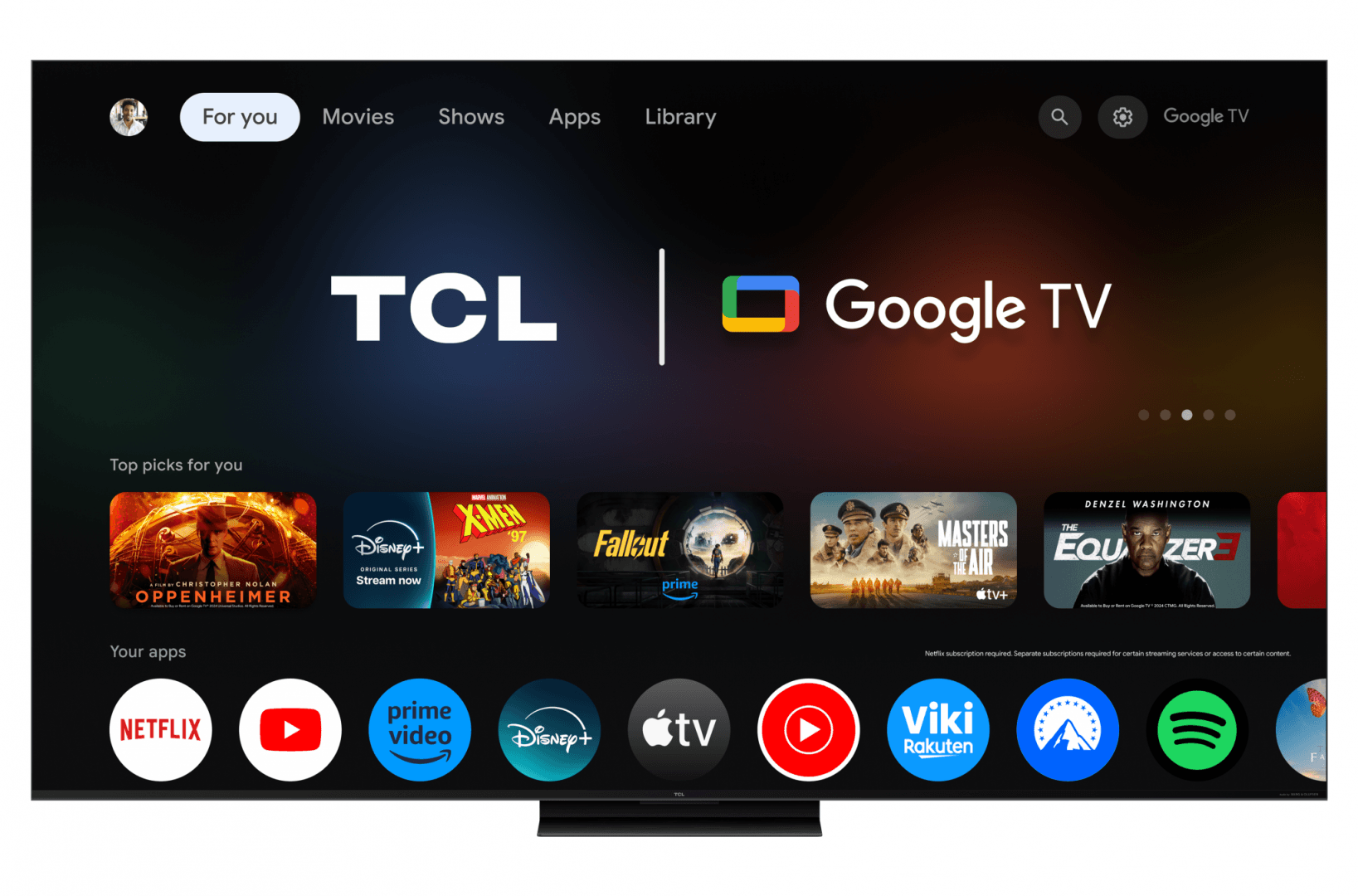 Televizor TCL Mini LED 85Q7C, 215 cm, Smart Google TV, 4K Ultra HD, (Model 2025)