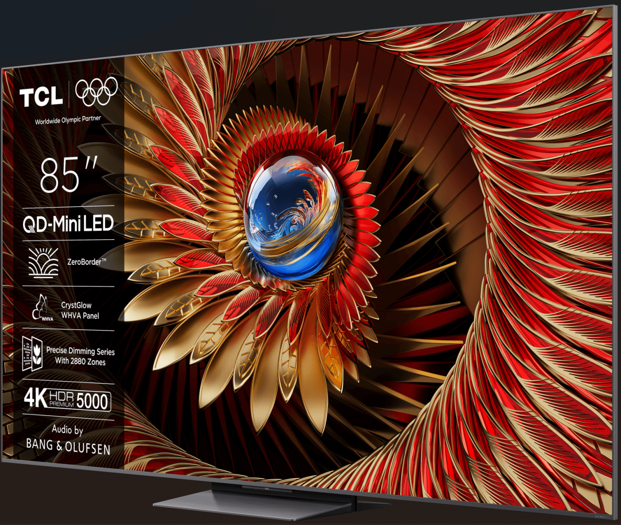 Televizor TCL Mini LED 85Q8C, 215 cm, Smart Google TV, 4K Ultra HD, (Model 2025)