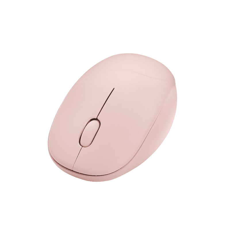 ASUS Fragrance Mouse MD101. Form factor: Ambidextrous. Movement detection technology: Optical, Device interface: RF Wireless + Bluet ooth, Movement resolution: 2400 DPI, Buttons type: Pressed buttons, Buttons quantity: 3, Scroll type: Wheel. Power source: Batteries. Product colour: Pink