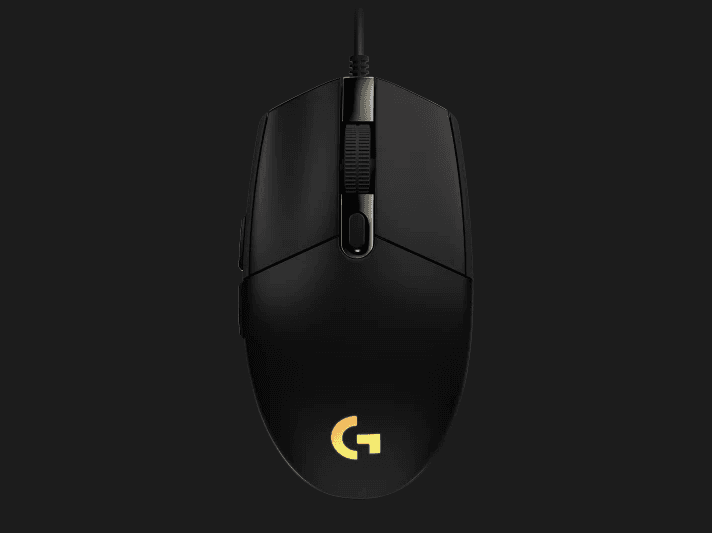 Logitech mouse cu fir G102 RGB, 6 butoane, 8000 dpi, senzor optic, USB, negru