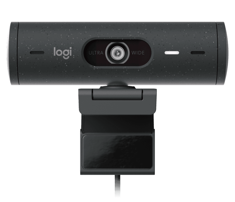 Camera web Logitech Rally BRIO 500 Graphite, rezolutie senzor 4MP, rezolutie foto 1920 x 1080 pixeli, interfata USB-C, microfon, Mod automat HDR, unghi de vizibilitate 90 grade, graphite