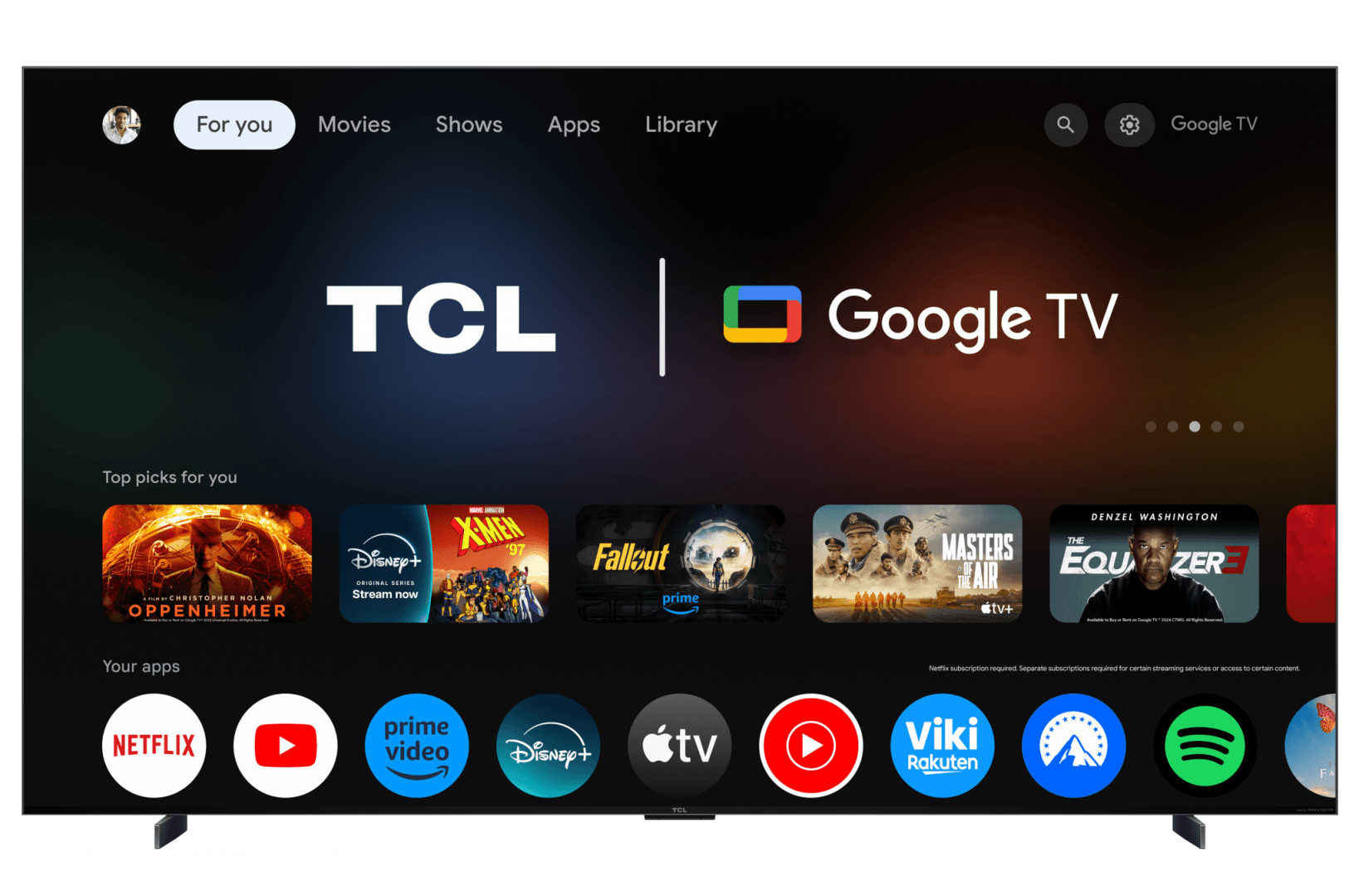 Televizor TCL Mini LED 98Q7C, 248 cm, Smart Google TV, 4K Ultra HD, (Model 2025)