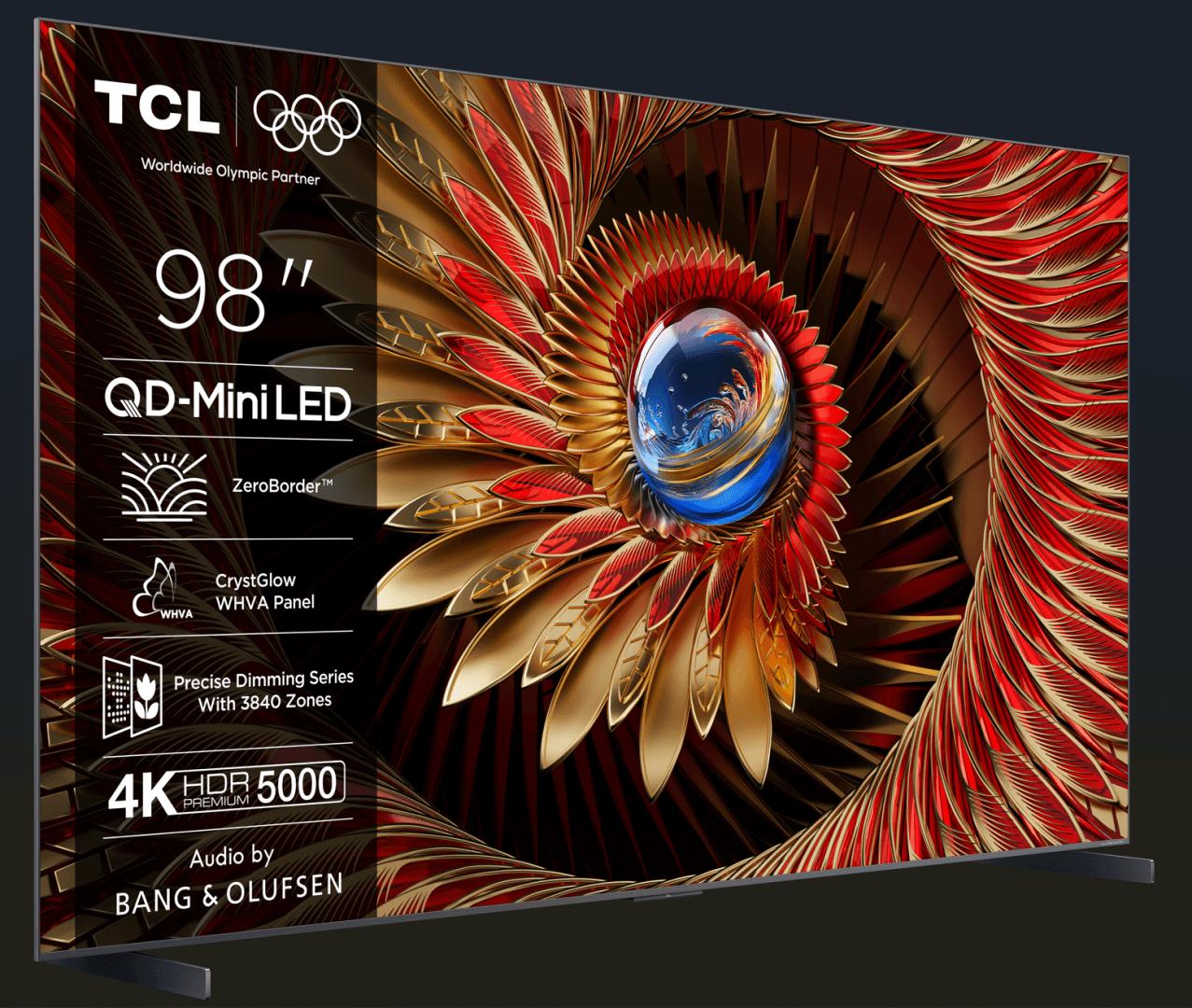 Televizor TCL Mini LED 98Q8C, 248 cm, Smart Google TV, 4K Ultra HD, (Model 2025)