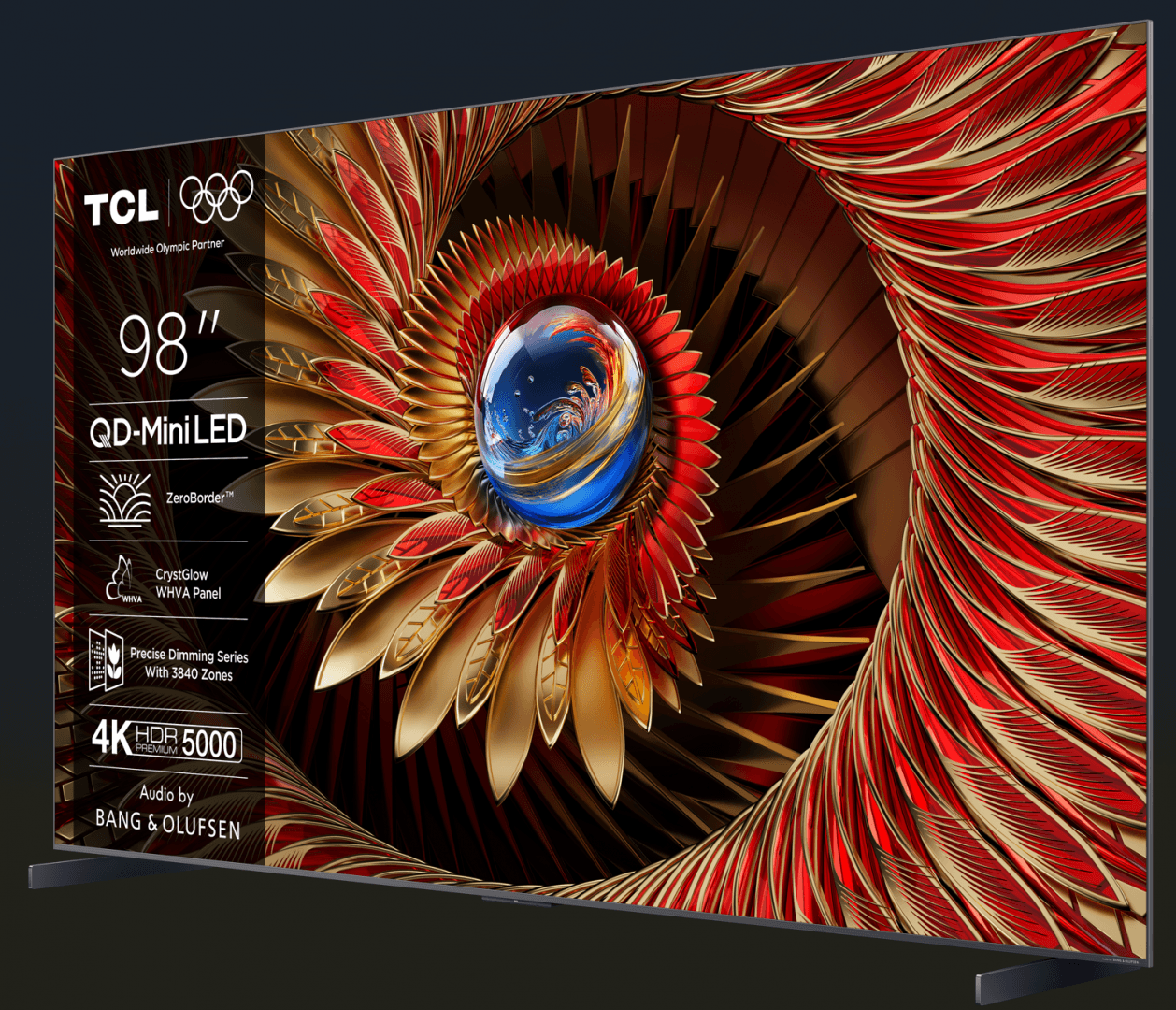 Televizor TCL Mini LED 98Q8C, 248 cm, Smart Google TV, 4K Ultra HD, (Model 2025)