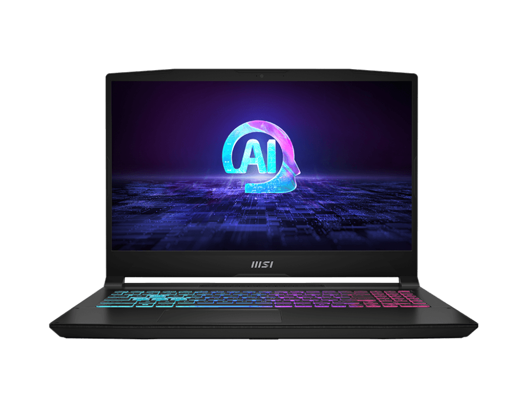 Laptop Gaming MSI Katana A15 AI, cu procesor AMD Ryzen 9 8945HS, 15.6'' IPS, 16 GB DDR5, 512 GB SSD, NVIDIA GeForce RTX 4050, 6GB GDDR6, Fr OS