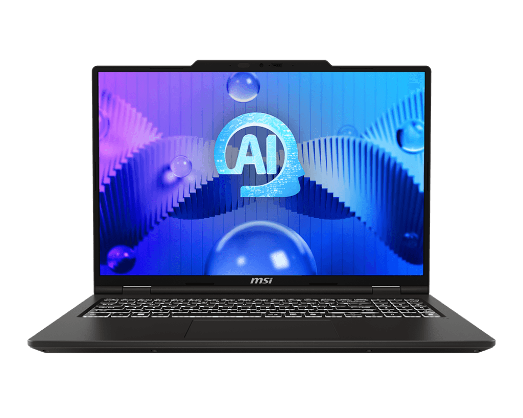 Laptop Consumer MSI Venture 16 AI, cu procesor Intel Core Ultra 7 155H, 16'' OLED 2K 120Hz, 16 GB DDR5, 512 GB SSD, Intel Arc Graphics, Fr OS