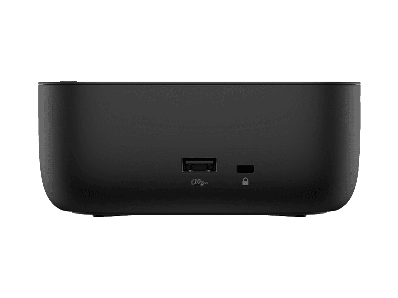 HP USB-C Dock G6 100W, Porturi: 2x USB Type-C (data & 15W USB Power Delivery)/ 1x USB Type-A 10Gbs/ 2x USB Type-A 5Gbs/ 2x DisplayPort 1.4/ 1x RJ-45/ 1x HDMI 2.1, Dimensiuni: 12.1 x 12.1 x 5.1 cm, Greutate: 0.68Kg, 3yw