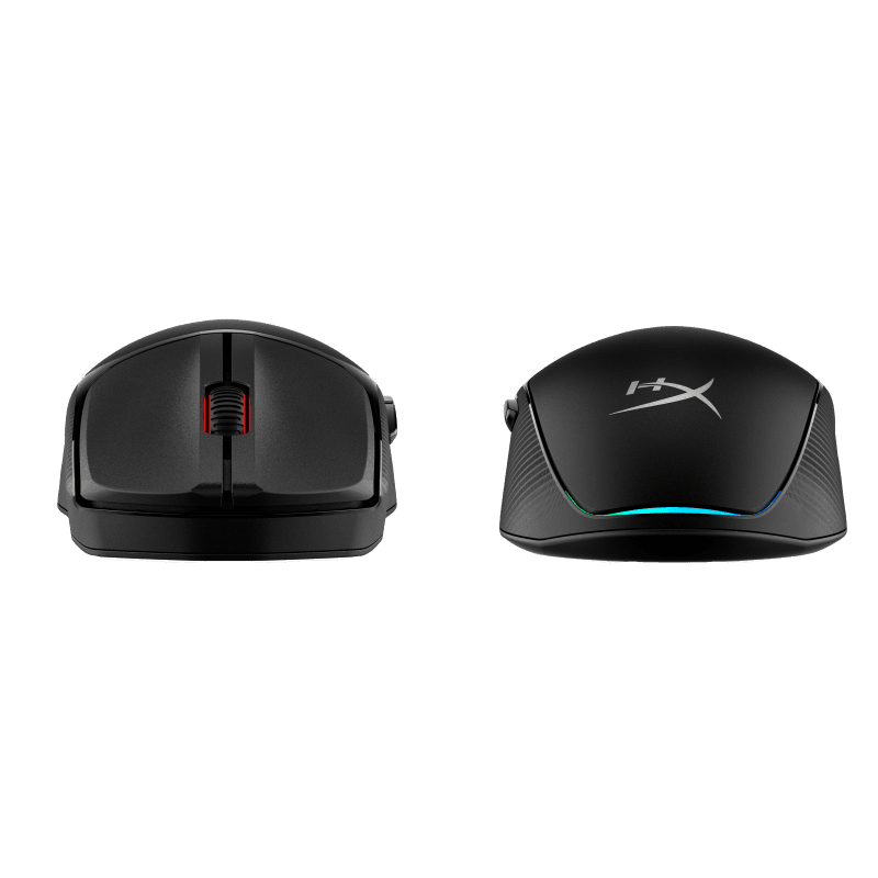 Mouse wireless HyperX Pulsefire Fuse, autonomie pana la 85 de ore, 6 butoane, compatibilitate PC, PS5, Xbox Series X|S. Compatibilitate software: NGENUITY, negru