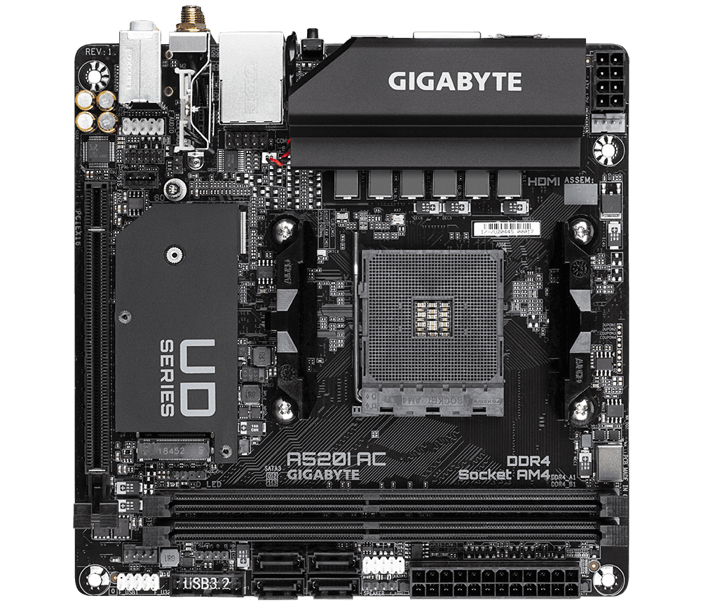 Placa de bază Gigabyte A520I AC AM4