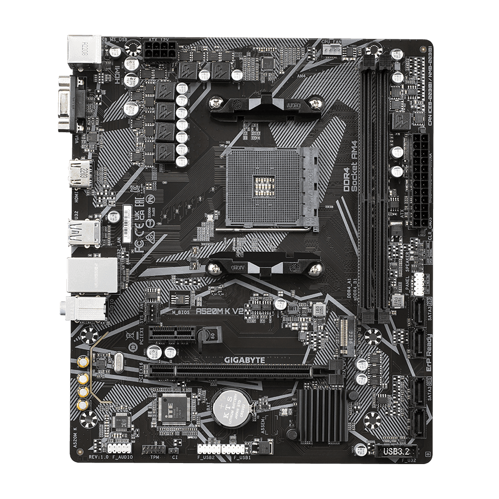Placa de bază Gigabyte A520M K V2 AM4