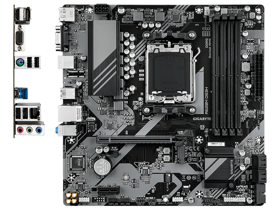 Placa de bază Gigabyte A620M DS3H AM5