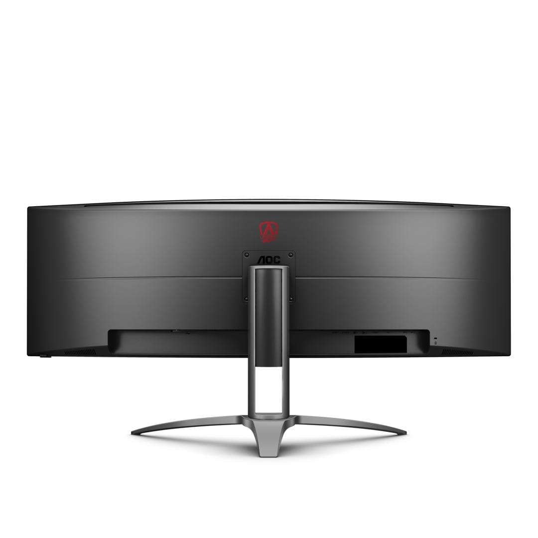 Monitor AOC 48.8" AG493UCX2, Curvature: 1800R, Diagonal (inch): 48.8, Diagonal (cm): 124, Aspect ratio: 32:9, Panel: VA, Resolution: 5120x1440, Refresh Rate: 165Hz, Response time GtG: 4ms, Response time MPRT: 1ms, Brightness (max): 400 cd/m², Contrast (static) : 3000:1, Contrast (dynamic): 80M:1