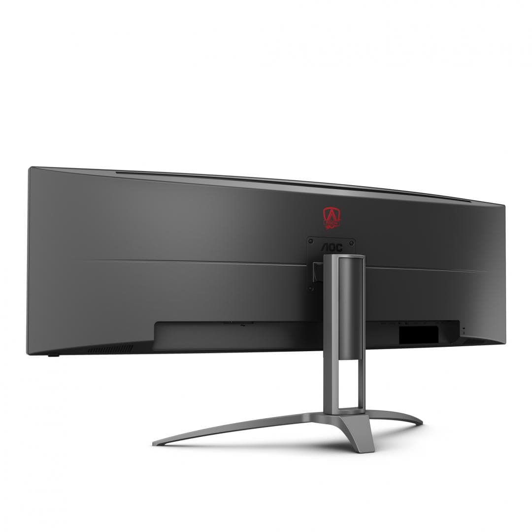 Monitor AOC 48.8" AG493UCX2, Curvature: 1800R, Diagonal (inch): 48.8, Diagonal (cm): 124, Aspect ratio: 32:9, Panel: VA, Resolution: 5120x1440, Refresh Rate: 165Hz, Response time GtG: 4ms, Response time MPRT: 1ms, Brightness (max): 400 cd/m², Contrast (static) : 3000:1, Contrast (dynamic): 80M:1