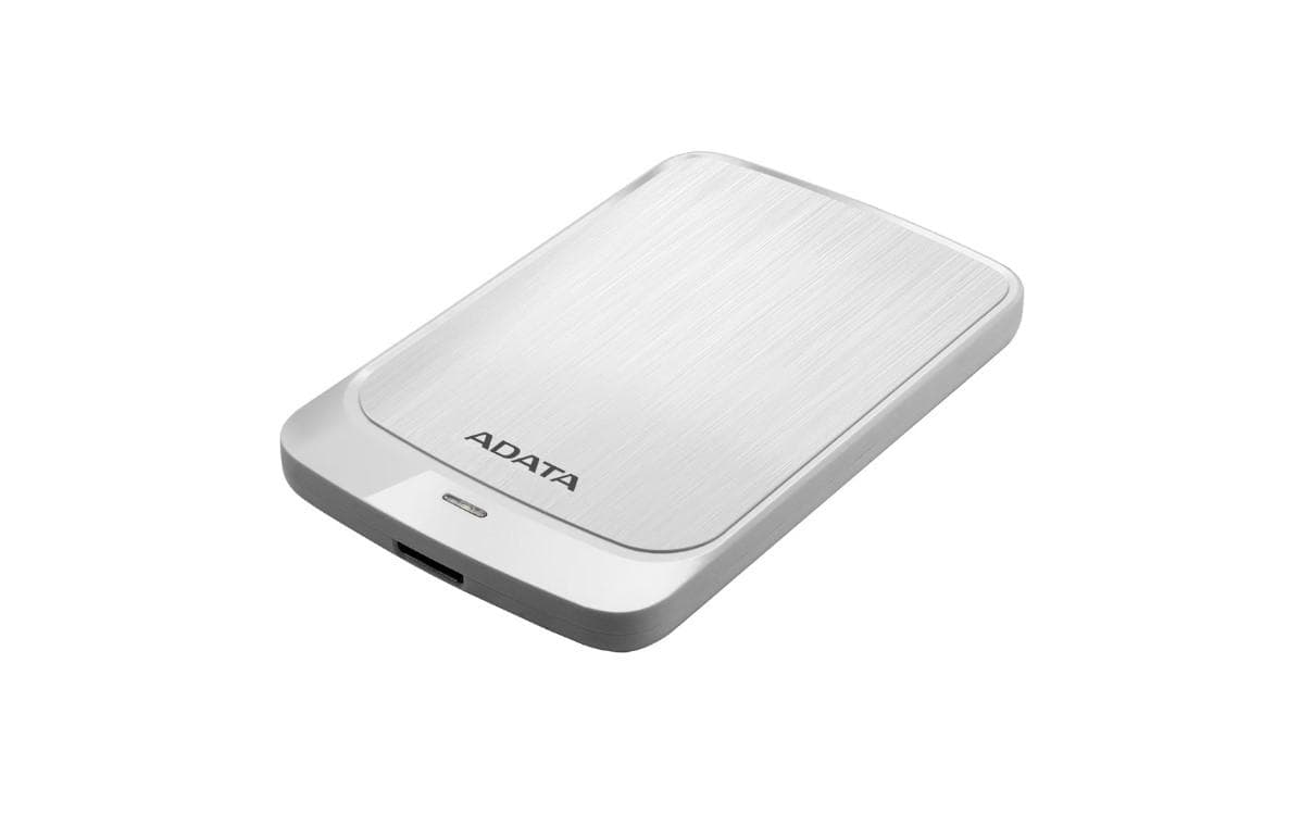 HDD Extern ADATA  2TB  HV320  2.5  USB 3.1  Senzor protectie socuri  Criptare Date  Ultraslim  Alb