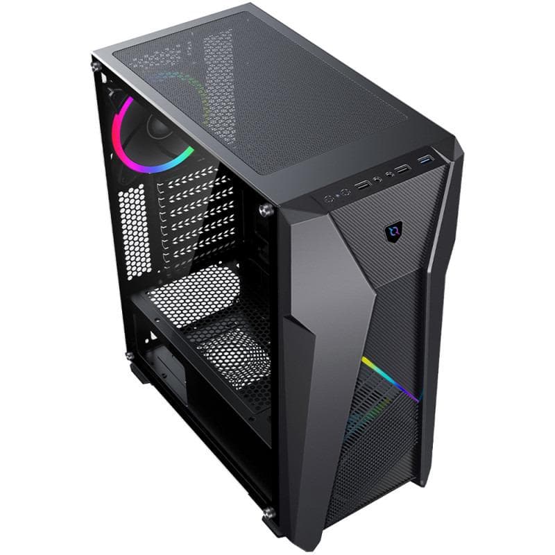 Carcasa Aqirys Canopus Midi Tower, fara sursa, black