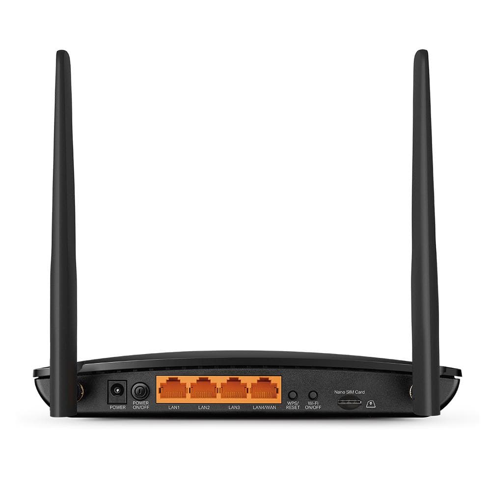 TP-LINK ROUTER 4G+ AC1200 Dual-Band CAT6 ARCHER MR500, interfata: 1× Porturi LAN/WAN 10/100/1000 Mbps, 3× Porturi LAN 10/100/1000 Mbps, 1× Slot Micro SIM, Dimensiuni: 202 × 141 × 33.6 mm, 2× Antene externe LTE detașabile, Standarde Wireless: IEEE 802.11a/n/ac 5 GHz, IEEE 802.11b/g/n 2.4 GHz, Rata de
