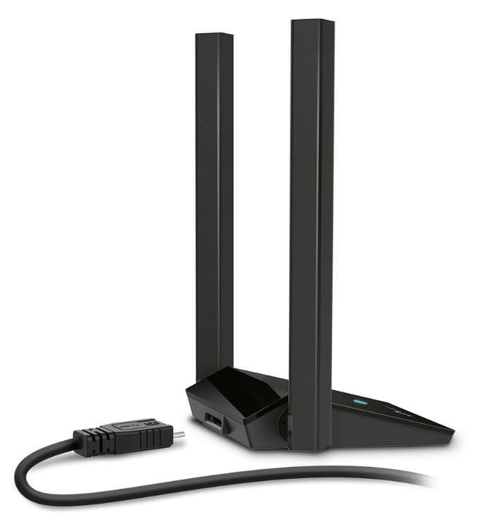 Adaptor wireless TP-Link, ARCHER TX20 PLUS, AX1800, 2 x antene externe Dual-Band 5Ghz, 2.4 Ghz, dimensiuni: 84 × 156.3 × 19.2 mm, Securitate Wireless: WEP, WPA/WPA2/WPA3, WPA-PSK/WPA2-PSK