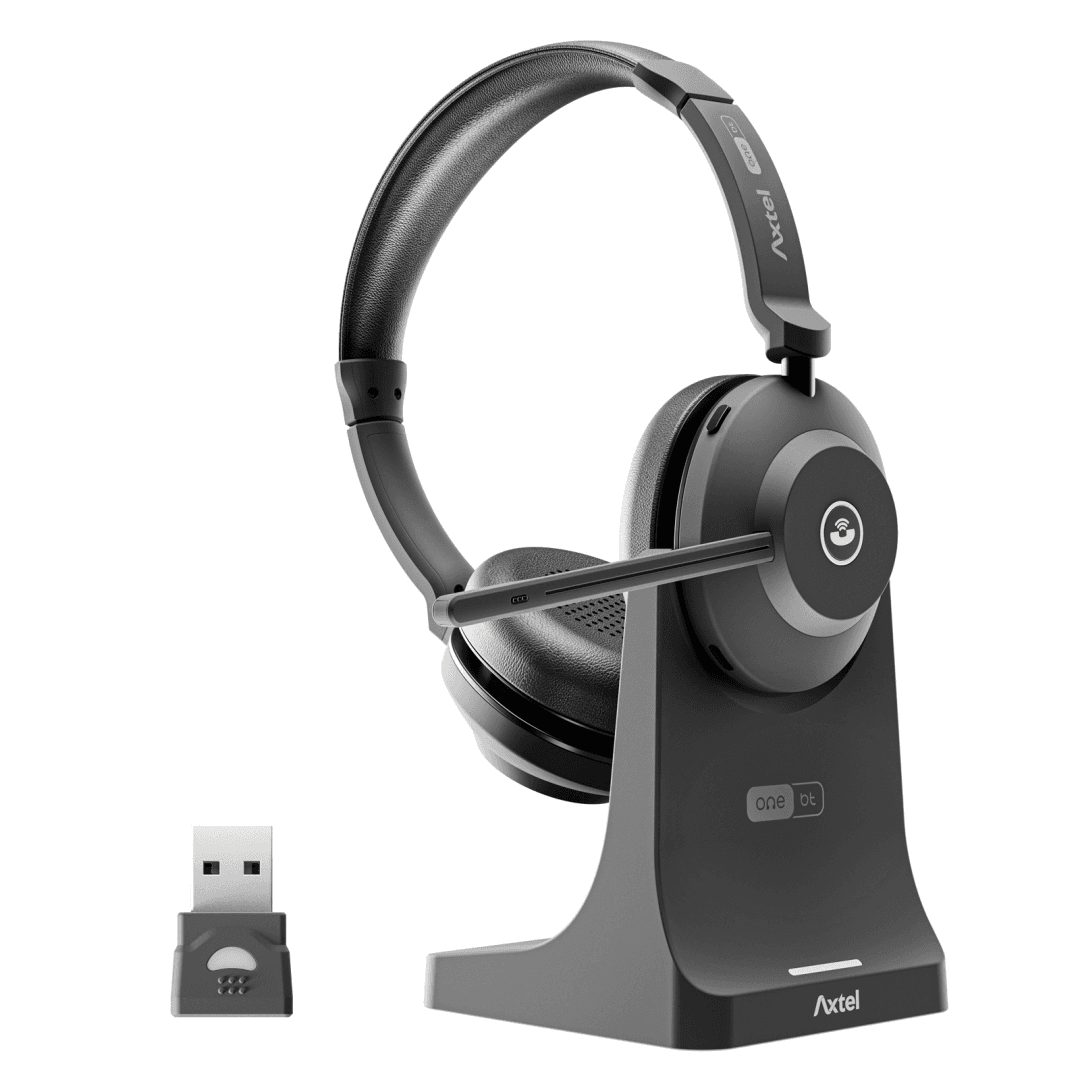 Căști Axtel ONE BT STEREO Wireless / Bluetooth, Dual Connectivity, dual- microphone ENC, FAST CHARGE, STRONG BATERY (40 Hours+) Up to 8.5 Days standby time