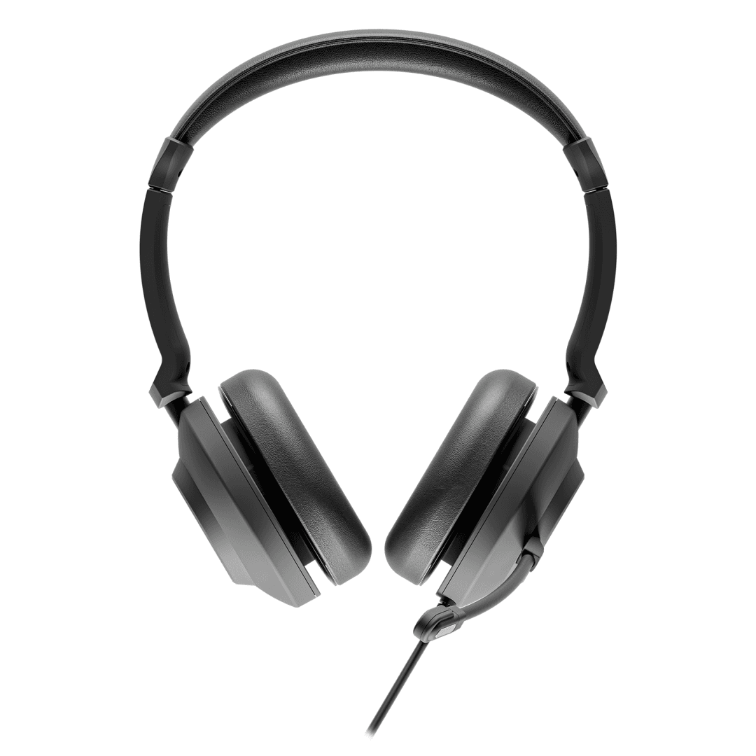 HEADSET AXTEL ONE UC35 STEREO HD AXH-ONE , Corded, Plug&Play USB / 3.5mm Jack Headset Conectivity USB-A, USB-C; Jack / with STEREO HD . Speaker Size has 40 mm / Passive noise reduction : STRONG / Vegan Leather