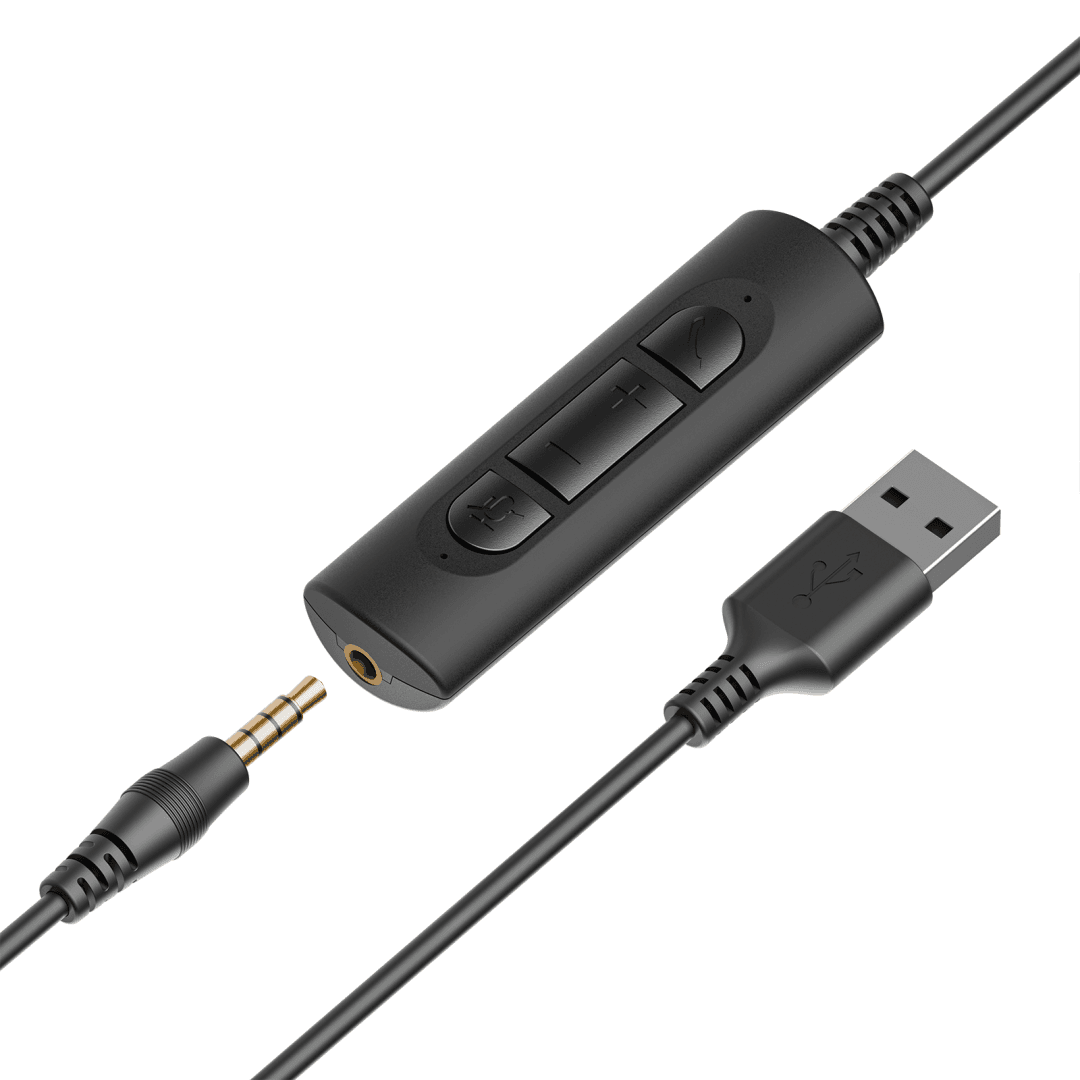 HEADSET AXTEL ONE UC35 STEREO HD AXH-ONE , Corded, Plug&Play USB / 3.5mm Jack Headset Conectivity USB-A, USB-C; Jack / with STEREO HD . Speaker Size has 40 mm / Passive noise reduction : STRONG / Vegan Leather