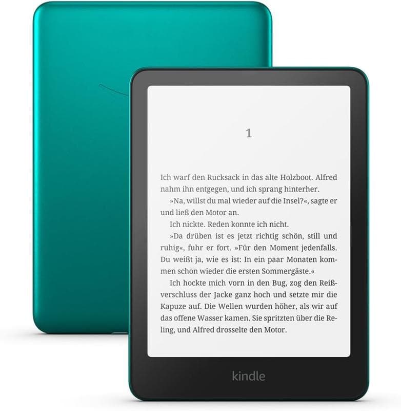 Amazon Kindle Paperwhite Signature Edition. Display diagonal: 17.8 cm (7"), Technology: E Paper. Document formats supported: AZW, AZW3, DOC, DOCX, EPUB, HTML, MOBI, PDF, RTF, TXT, Audio formats supported: AAX, Image formats supported: BMP, GIF, JPEG, PNG. Internal storage capacity: 32 GB, Internal