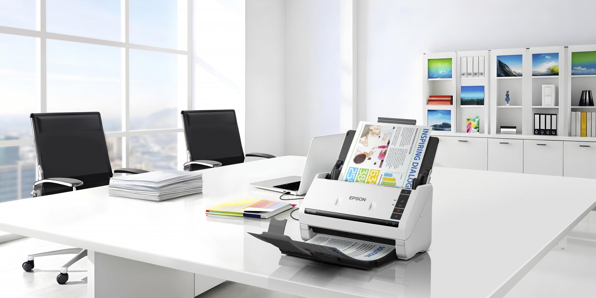 EPSON WORKFORCE DS-530III A4 SCANNER, format A4, Rezolutie: 600 x 600dpi, Senzor ultrasonic, CIS, Sursa lumina: LED, Viteza scanare: 40 ppm, Capacitate ADF: 60 coli, Volum zilnic: 6500 pagini, Duplex, Interfata: USB, Dimensiuni: 296‎ x 169 x 176 mm, 3.7kg, Format fisiere: BMP, JPEG, TIFF