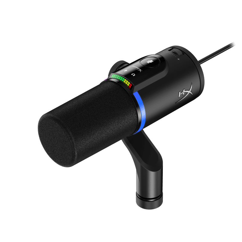 Microfon HP HyperX FlipCast, lungime cablu 3m, continut pachet: Cablu USB-C la USB-C, adaptor USB-C la USB-A, adaptor de la 3/8 inch la 5/8 inch, QSG.