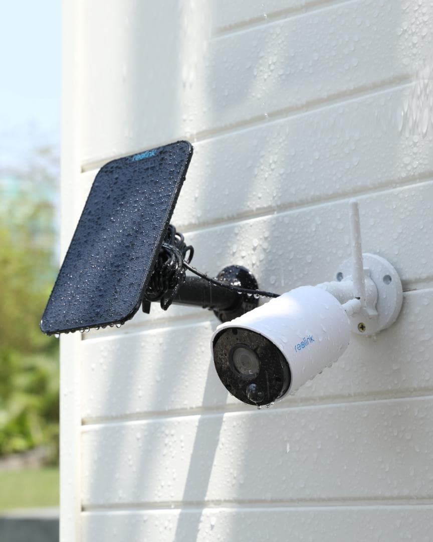 Camera de supraveghere Reolink Argus Eco cu panou solar; B320 Senzor: 1/2.7" CMOS Rezolutie video: 3 Megapixeli (2304 x 1296 pixeli) Cadre/secunda: 15 FPS Lentila fixa: 4mm Distanta iluminator IR: 10 m Numar LED-uri IR: 6 Compresie video: H.264 Detectia miscarii Standard Wireless: IEEE 802.11a/b/g/n