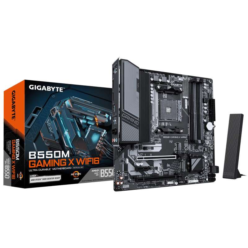 Placa de bază Gigabyte B550M GAMING X WIFI6 AM4
