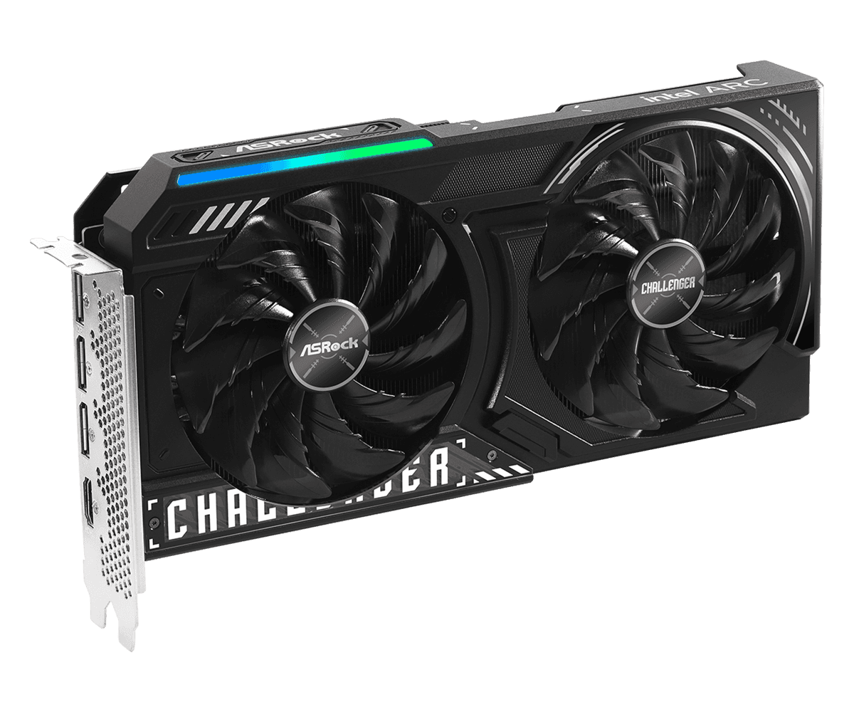 Placa Video ASROCK INTEL ARC B580 CHALLENGER 12GB OC GDDR6 192 bit