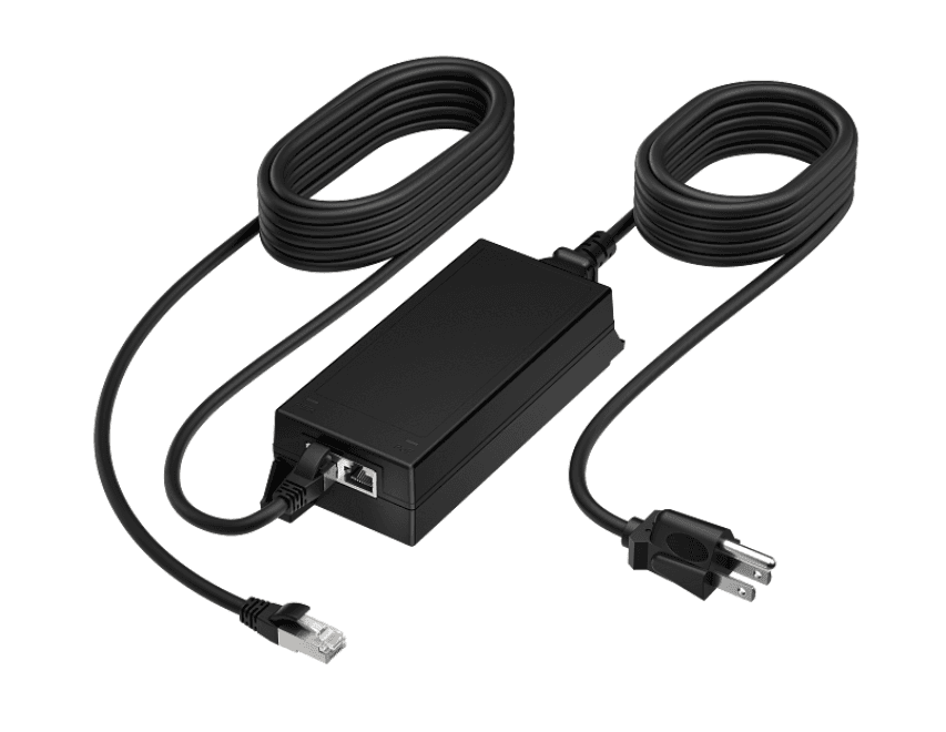 Poly PoE++ 65W 2.5G Adapter with 3.66m CAT6A Cable and Power Cord
