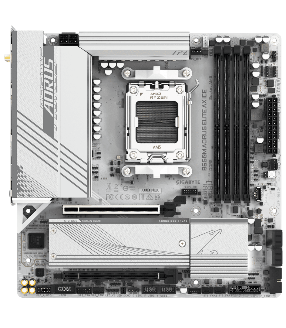 Placa de bază Gigabyte B650M AORUS ELITE AX ICE AM5