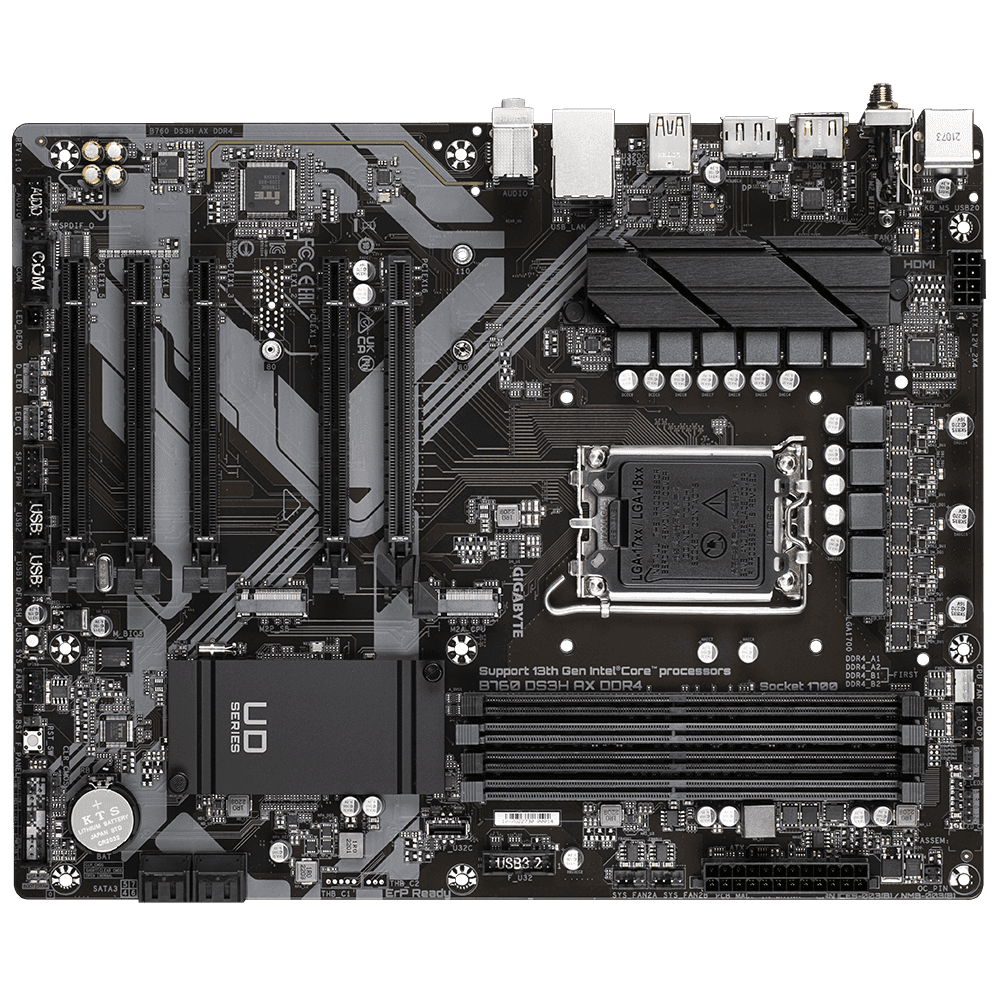 Placa de bază Gigabyte B760 DS3H AX DDR4 LGA1700