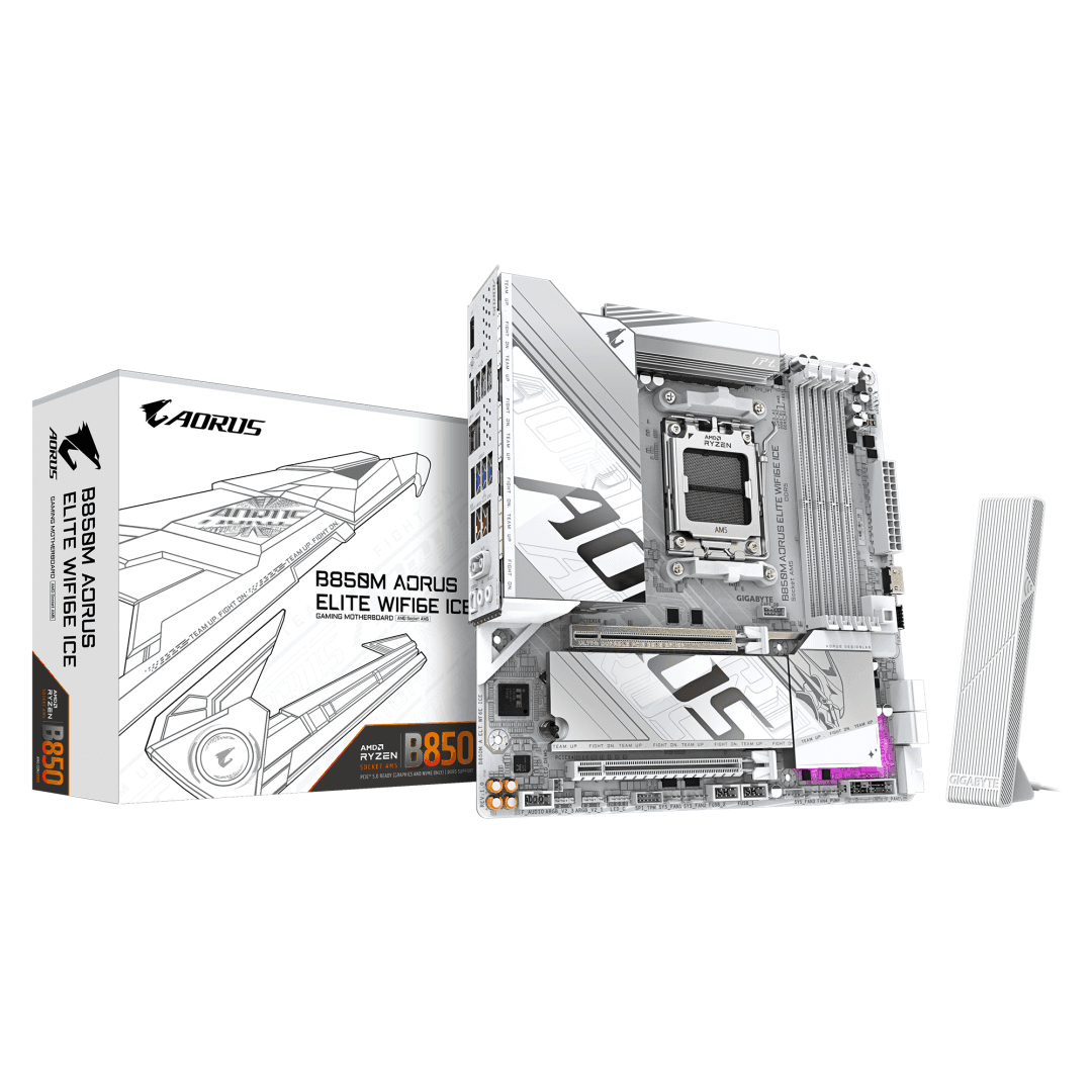 Placa de bază Gigabyte B850M AORUS ELITE WIFI6E ICE AM5