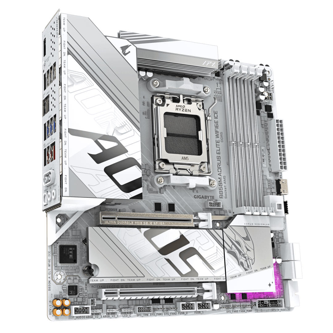 Placa de bază Gigabyte B850M AORUS ELITE WIFI6E ICE AM5