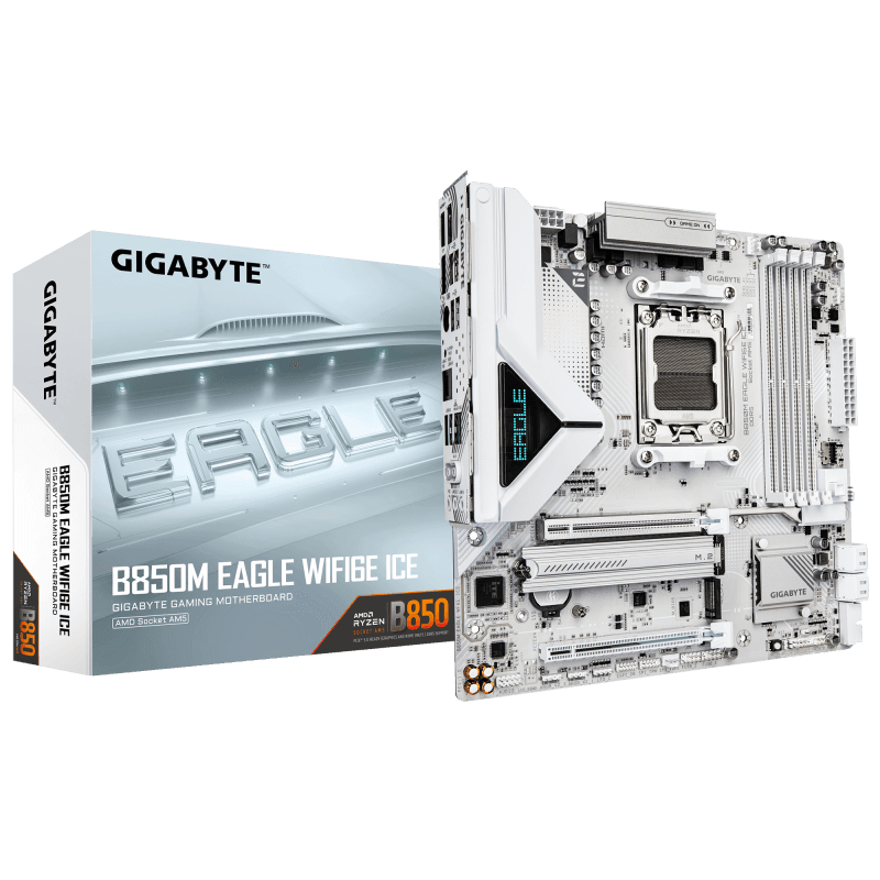 Placa de bază Gigabyte B850M EAGLE WIFI6E ICE AM5