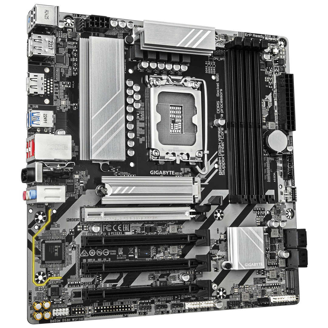 Placa de bază Gigabyte B860M DS3H WIFI6E LGA1851