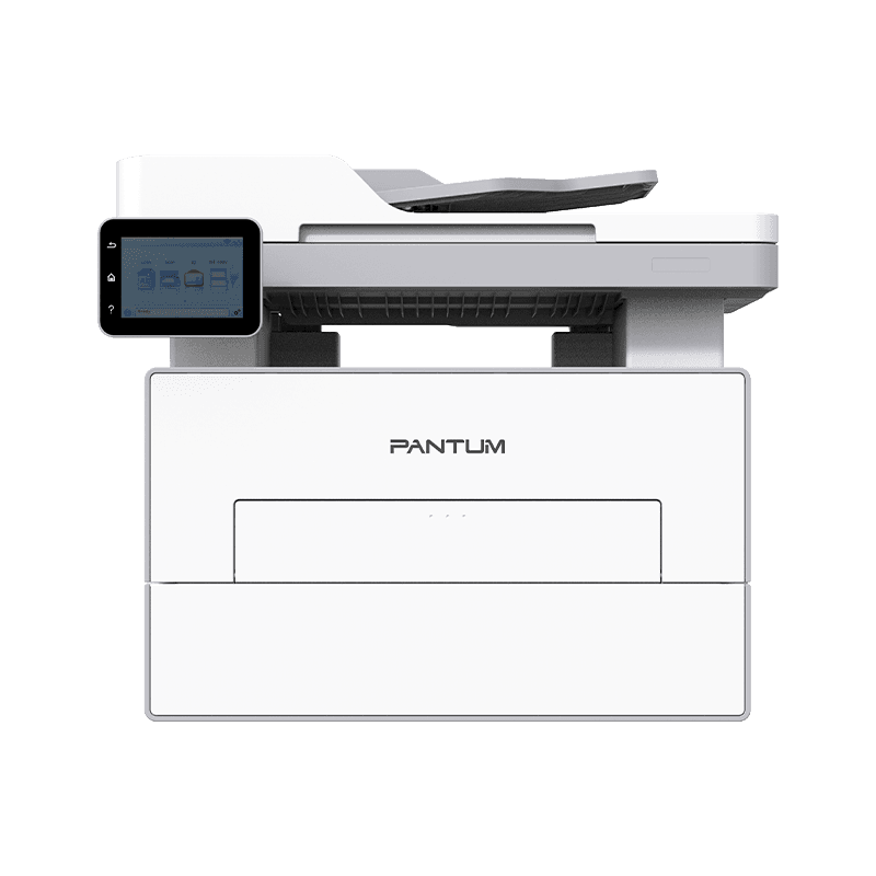 Multifunctional laser mono Pantum BM4300ADW A4, 33ppm, Procesor 800MHz, memorie 512MB, Limbaje PCL5e,PCL6,PS3,PDF1.7,GDI, Duplex, DADF, ADF 50 coli,Tava alimentare de 250 coli si tava iesire de 120 coli, Ecran tactil de 3.5 inchi, Recomandat pentru maxim 10000 pagini pe luna, Conectivitate